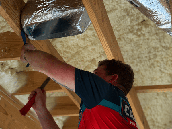 air duct repair | Caswell Heating Air Plumbing